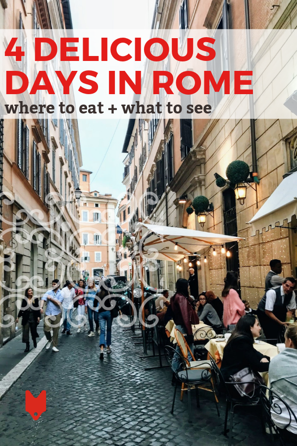 Si vas a pasar 4 días en Roma, tienes mucho tiempo para sumergirte realmente en la increíble comida de la ciudad. Consulte estos consejos locales sobre dónde comer y qué hacer.