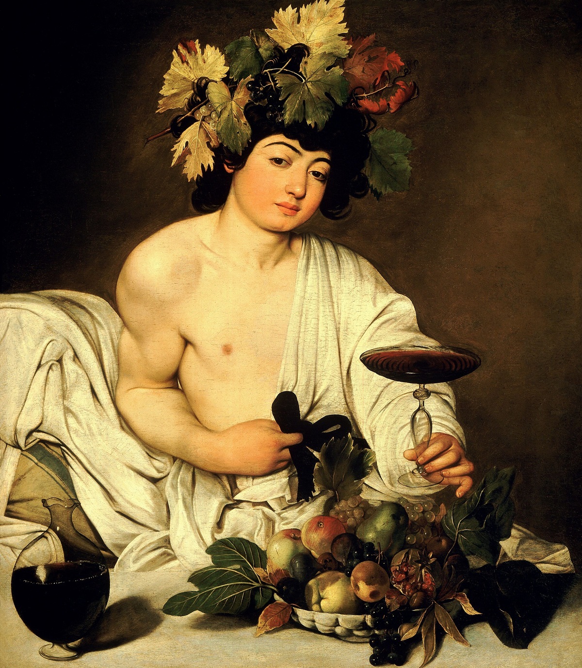 Pinta a tu hombre pálido con una gran copa de vino