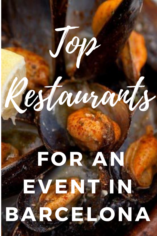 ¡Lee nuestra guía de algunos de los mejores restaurantes para un evento en Barcelona!