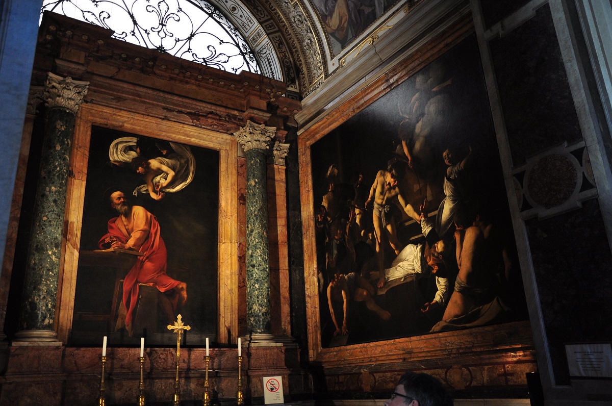 Obras de Caravaggio en Chiesa San Luigi dei Francesi