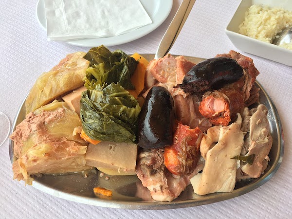 Guiso portugués en las islas de las Azores