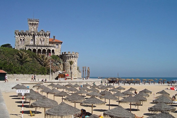 Forte da Cruz y playa Praia do Tamariz, Estoril, Portugal