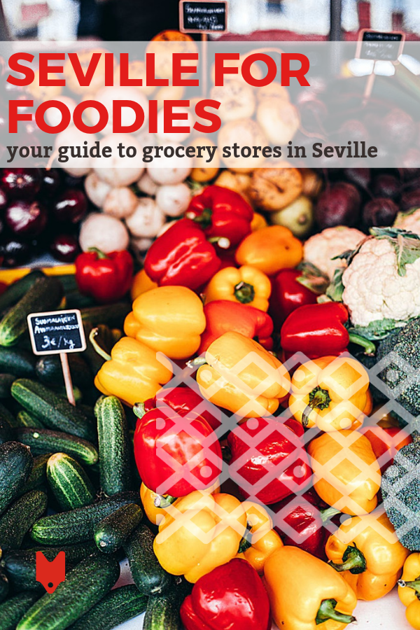 Mercado de alimentos en España.