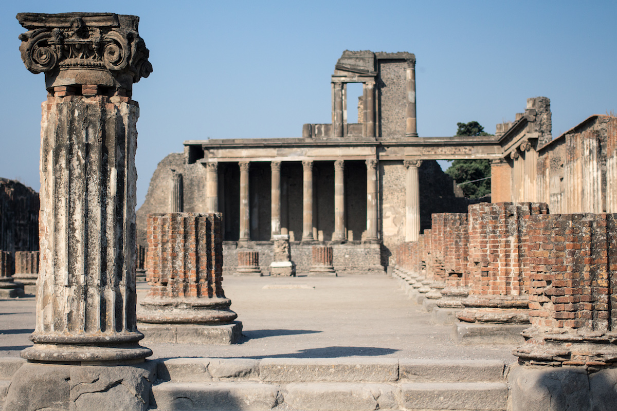 Ruinas en Pompeya