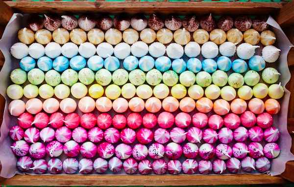 dulce merengue "besos"