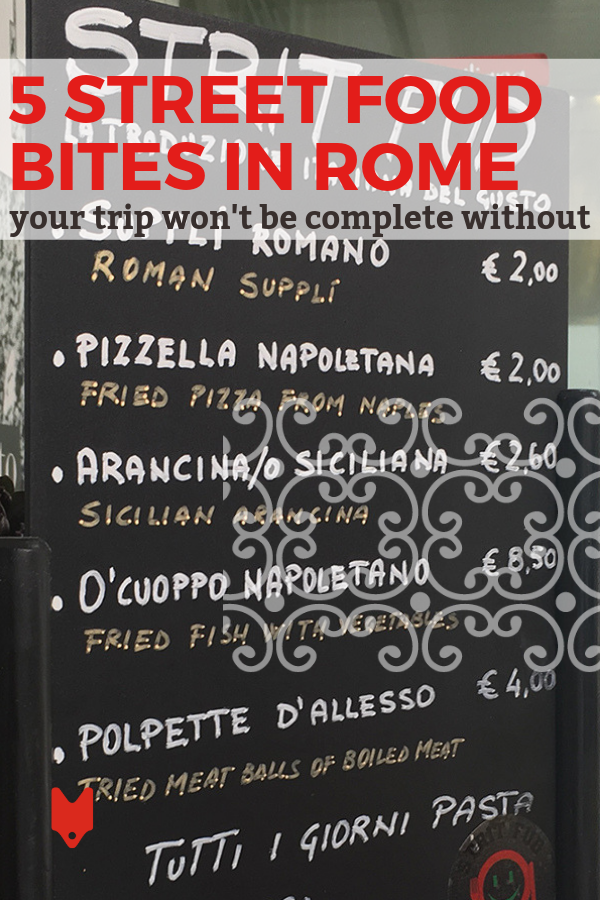 La comida callejera de Roma es rápida, barata y deliciosa. Aquí están los cinco bocados que tienes que probar.