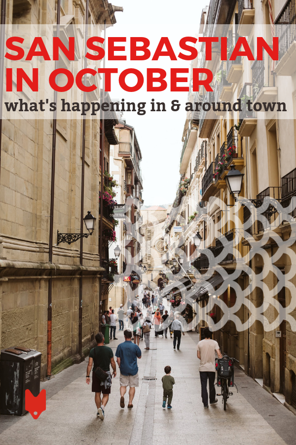 ¡Hay tantas cosas que hacer en San Sebastián en octubre! Si vas al País Vasco, esto es lo que puedes añadir a tu agenda. #SanSebastián #España #País Vasco #Otoño #Otoño #Octubre #Sidra #Halloween
