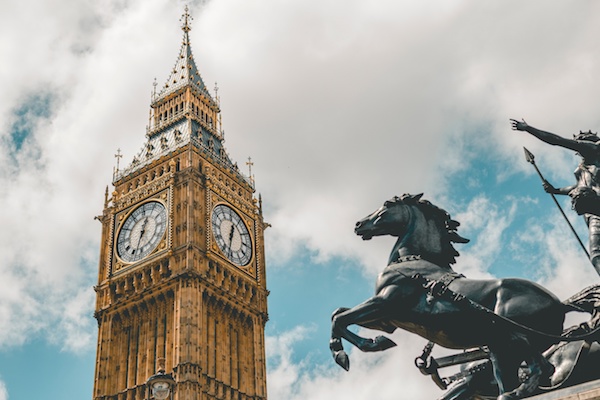 El Big Ben es una parada esencial en un recorrido a pie autoguiado por Londres.