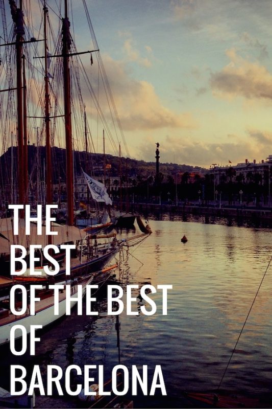 ¡Lo mejor de lo mejor para hacer en Barcelona! ¡Todo, desde comida, bebida, un lugar para disfrutar de una gran vista y más en la capital de Cataluña!