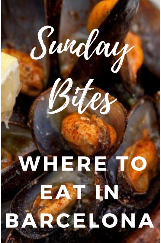 ¡Disfruta de lo mejor de Barcelona el domingo con nuestra increíble nueva guía de los mejores lugares para comer en la ciudad!