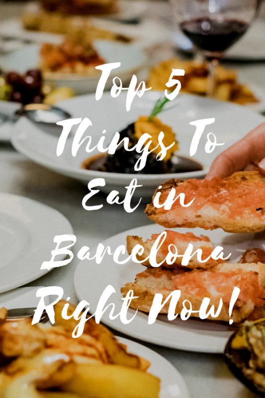 ¿Tener hambre? ¡No te pierdas algunos de nuestros calentadores de invierno favoritos y las mejores cosas para comer en Barcelona ahora mismo!