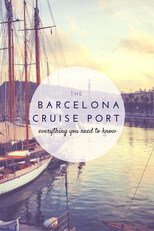 ¿Vienes a Barcelona en un crucero? ¡Aquí tienes todo lo que necesitas saber para llegar al puerto de cruceros de Barcelona!