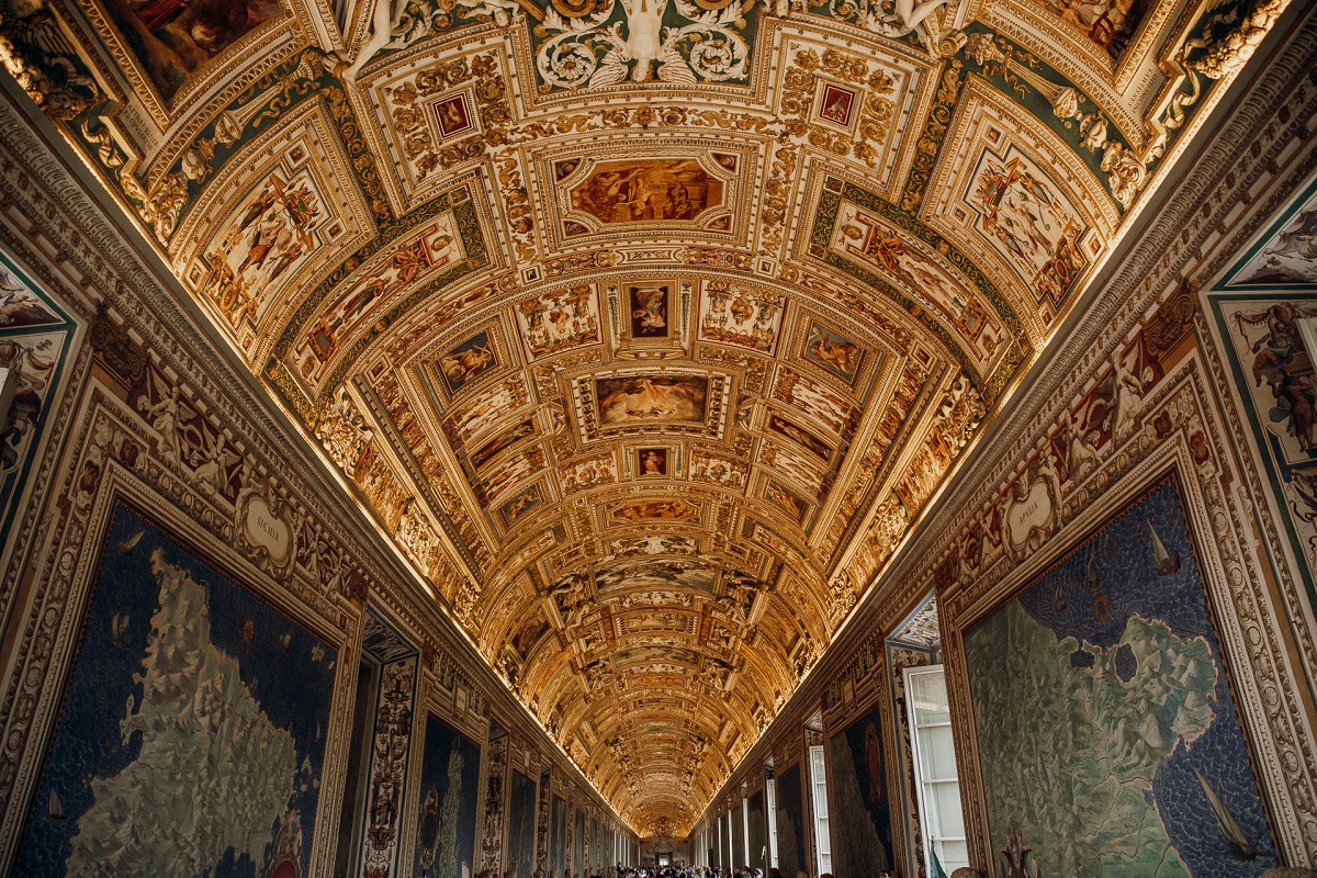 ¡La Galería de mapas te permite viajar por Italia sin siquiera salir de la habitación! 