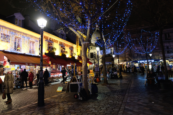 Montmartre, París en Navidad