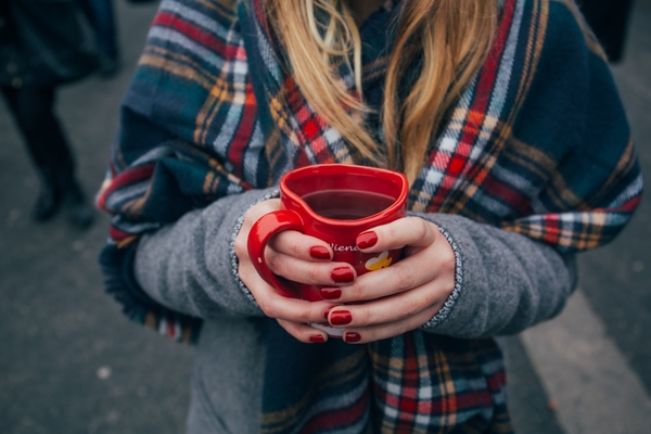 Taza de vino caliente