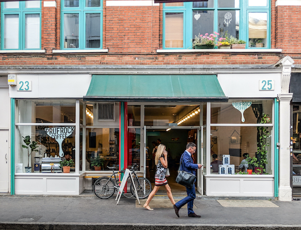 Café Prufrock en Londres