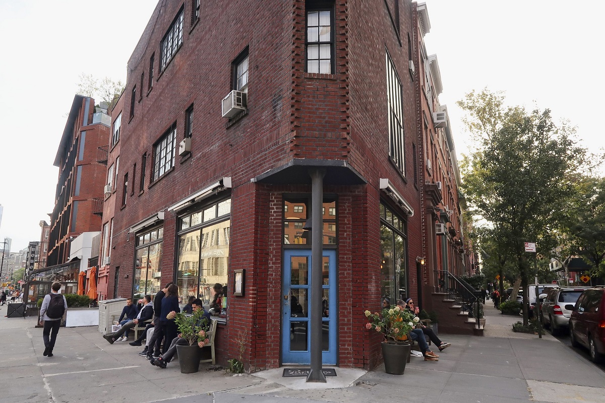 La cafetería Partners en Nueva York tiene una forma triangular única