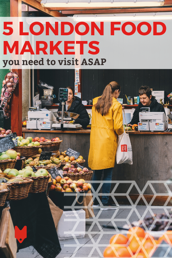 Algunos de los mejores mercados de comida en Londres