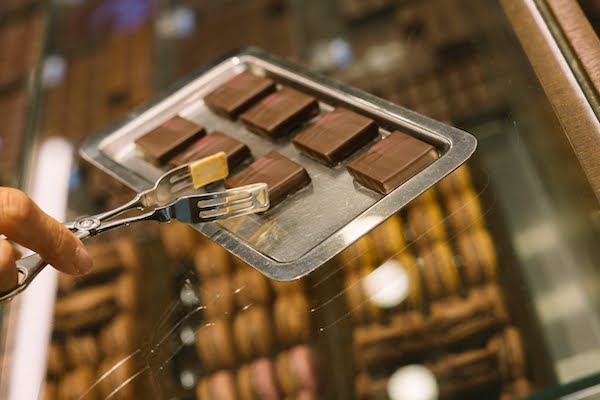 Bombones de la tienda Jean-Paul Hévin en París