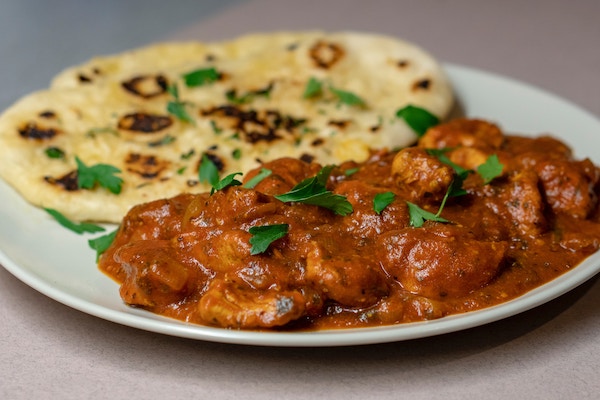 Pollo tikka comida india