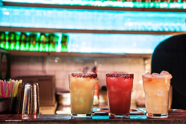 Margaritas en el restaurante mexicano Del74 en Londres