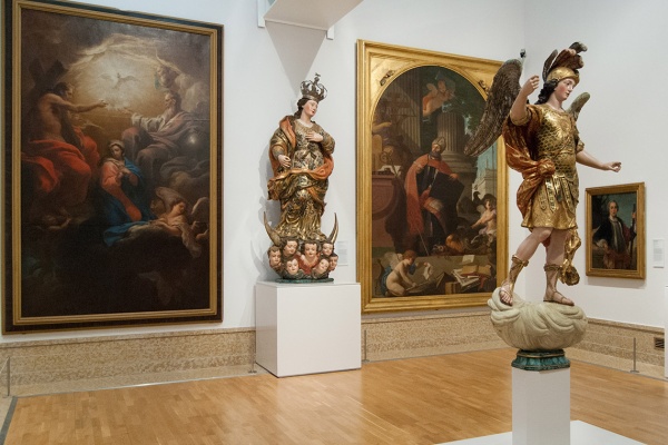 Pinturas y esculturas expuestas en uno de los mejores museos de Lisboa, el Museu Nacional de Arte Antiga (MNAA).