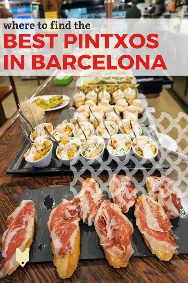 Dónde encontrar los mejores pintxos de Barcelona