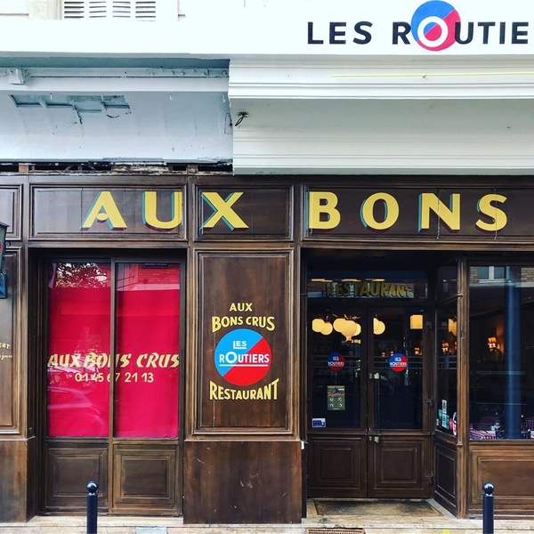 Aux Bons Crus, uno de los mejores restaurantes de París para comida clásica francesa.
