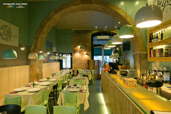 ¡Además de un magnífico comedor, Organi Chiado resulta ser uno de nuestros lugares favoritos para la comida vegetariana en Lisboa!