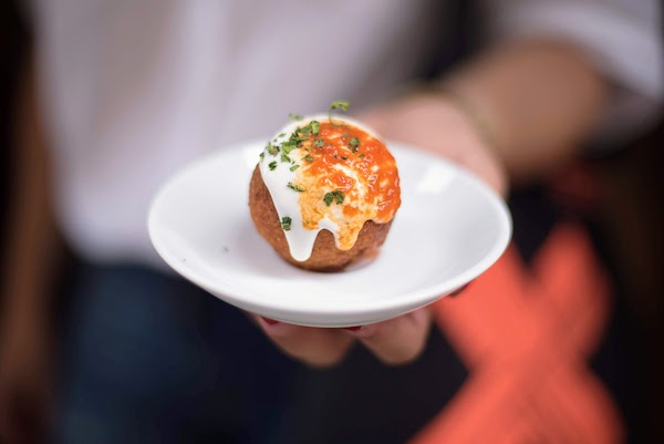 Bola de patata frita bomba