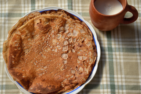 Un montón de deliciosos crepes