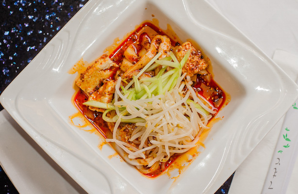 Fideos Liangpi de la provincia de Shaanxi, China