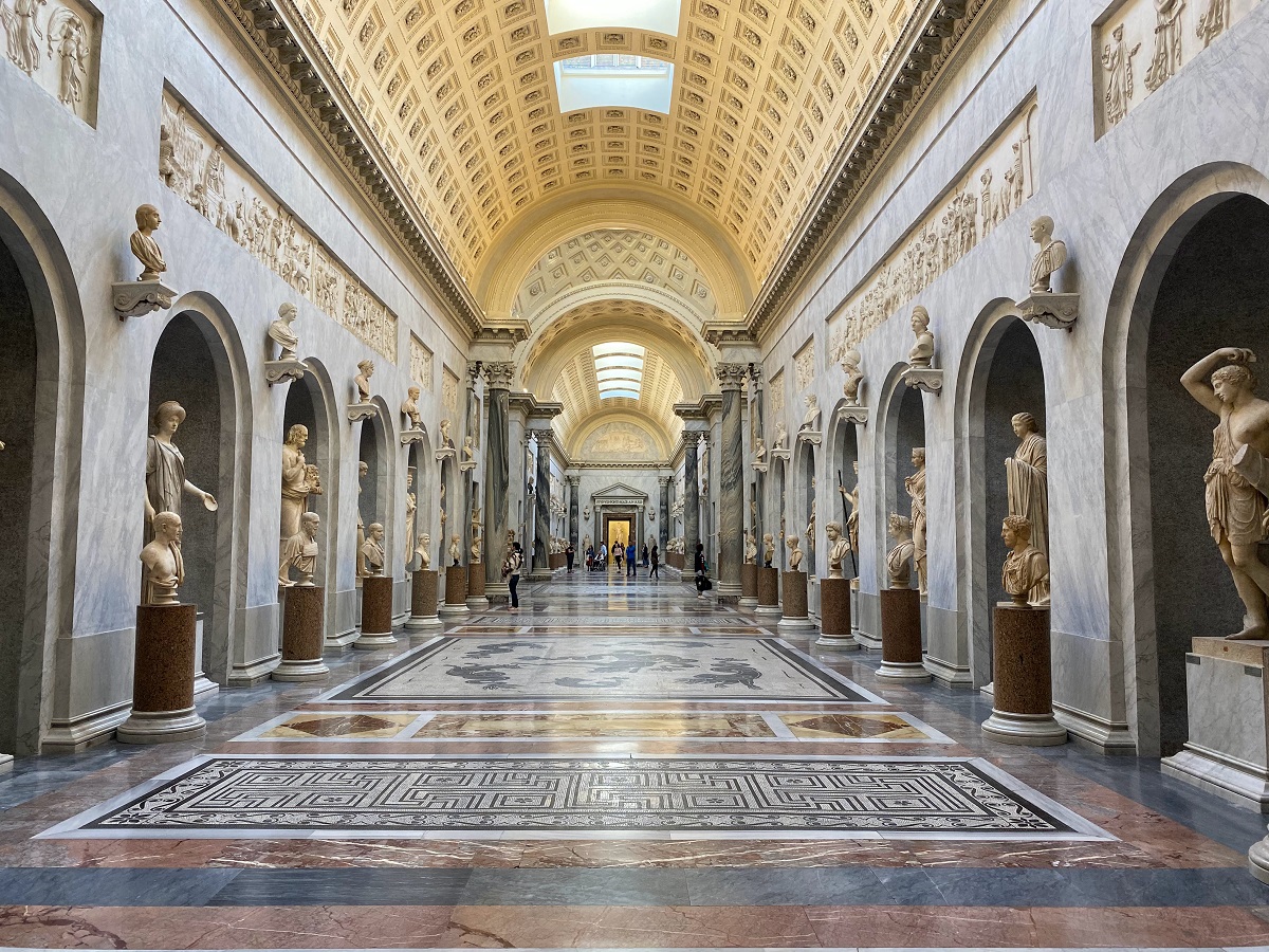Estatuas y arte en el Museo del Vaticano