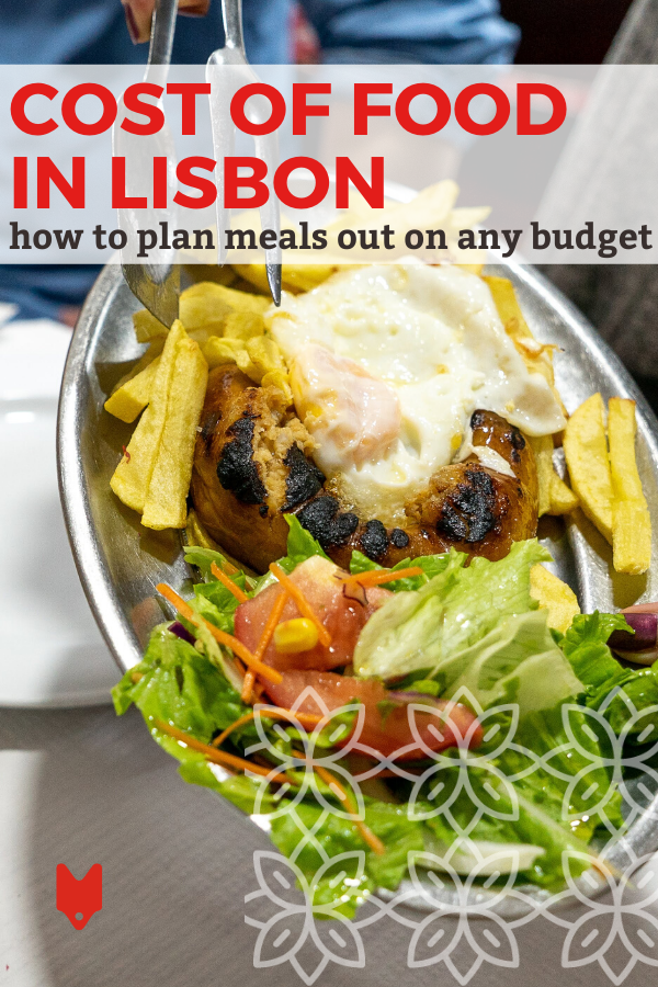 Una guía sobre el costo de la comida en Lisboa