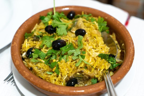 Bacalhau à brás (plato portugués de bacalao)