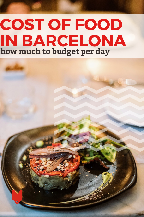 Una guía del coste medio de la comida al día en Barcelona