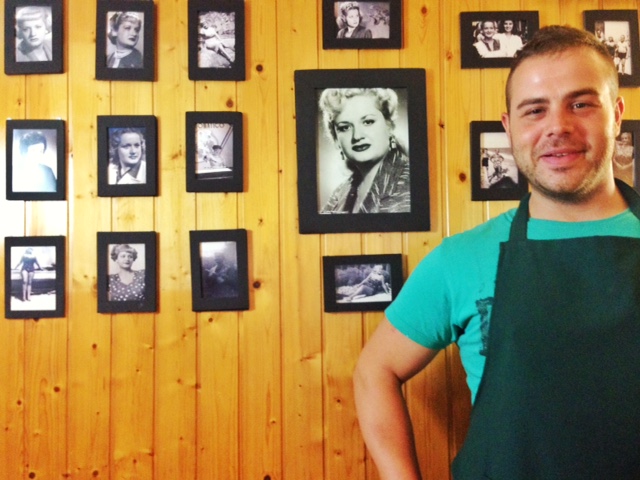 David en el restaurante de su familia, Can Tosca.