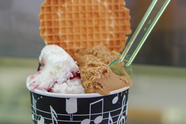 Una taza de helado en Roma