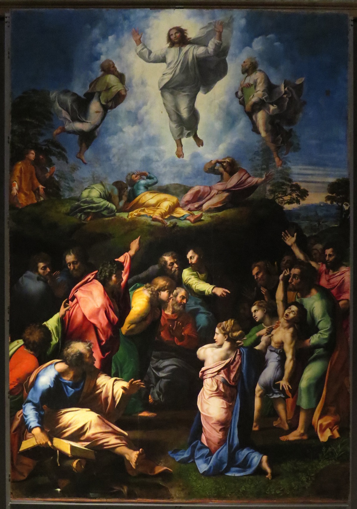 Transfiguración fue la última pintura de Rafael antes de morir a los 37 años. 