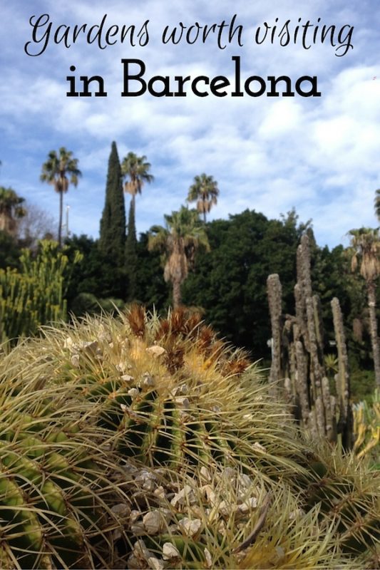 ¡Hay preciosos jardines por toda Barcelona! Echa un vistazo a nuestros jardines favoritos en Barcelona.