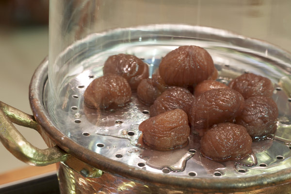 Marrons glacés (castañas confitadas)