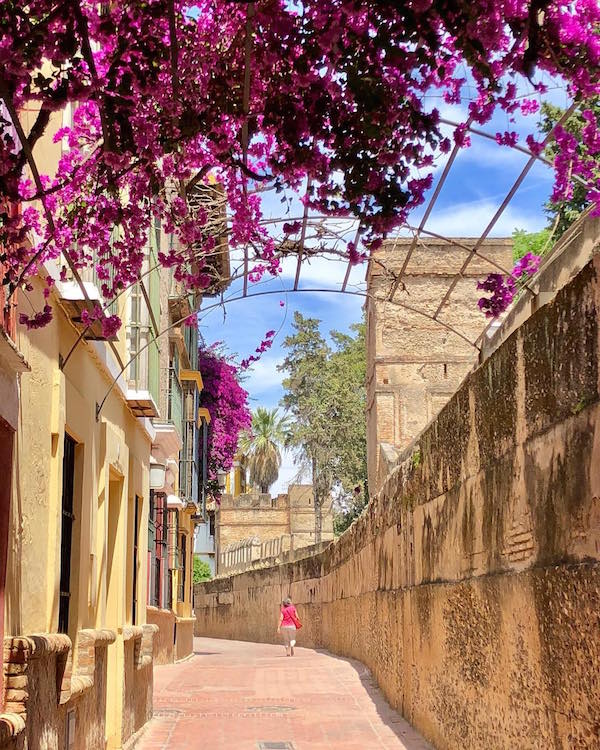 Calle Agua, uno de los lugares más instagrameables de Sevilla.