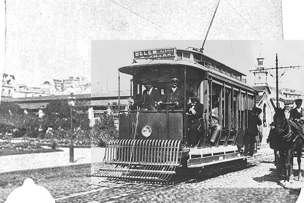 En 1901, el primer tranvía eléctrico, que se muestra aquí, comenzó a circular por la ciudad.