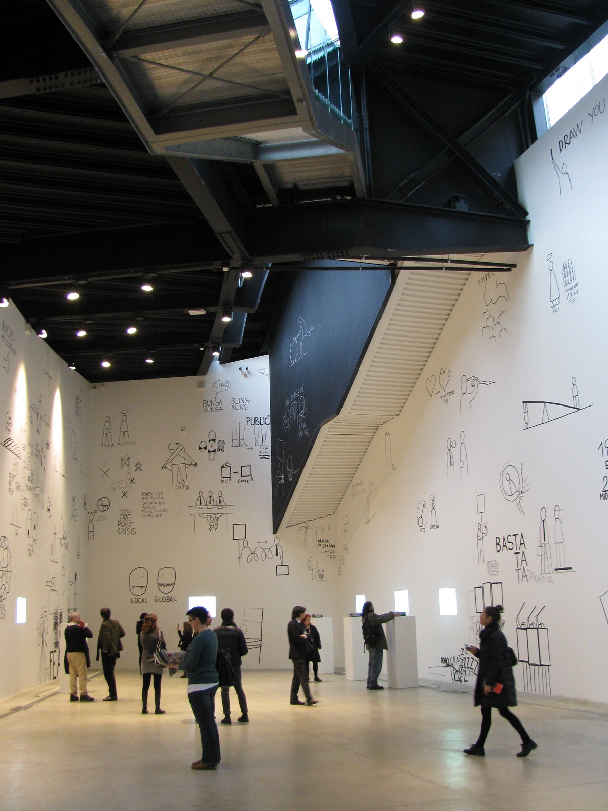 Exposición en el museo de arte MACRO en Roma