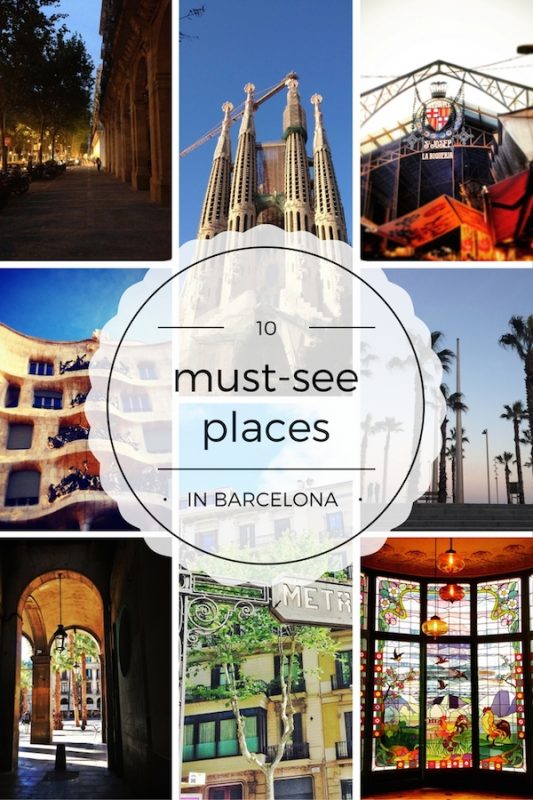 ¡Echa un vistazo a nuestra lista definitiva de los mejores lugares de Barcelona!