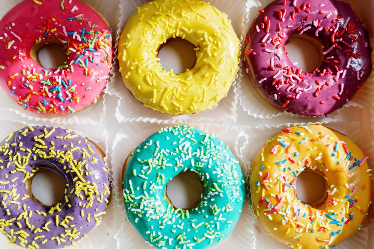 donas de colores