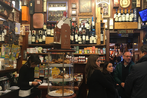 Ristorante Wine Bar de' Penitenzieri es uno de los restaurantes más auténticos de la Ciudad del Vaticano.