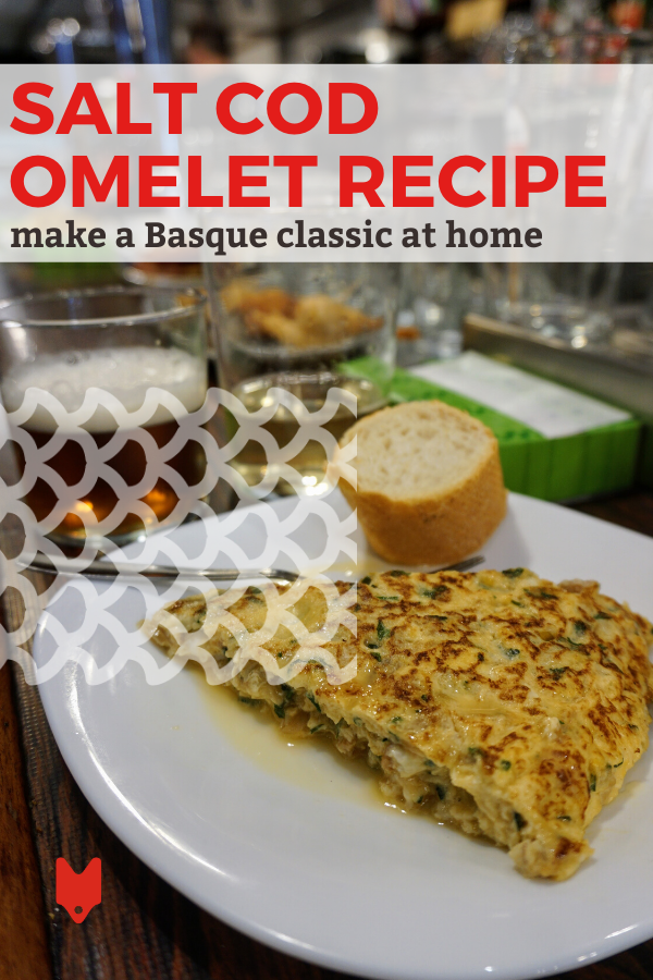 Receta de tortilla de bacalao a la vasca