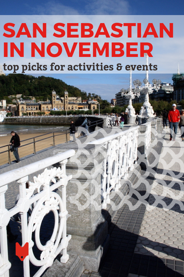 ¿Visitas San Sebastián en noviembre? ¡Aquí están nuestras mejores opciones para hacer, desde pintxos hasta carreras! #España #País Vasco #SanSebastián #viajes #otoño #otoño #noviembre