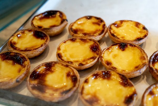 Tartas de crema Portuguesa